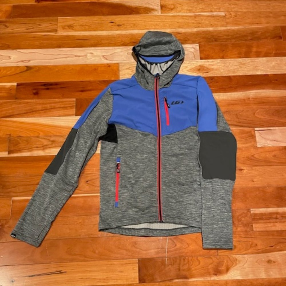 Louis Garneau Mid-Layer Full Zip Hoodie Men's - Medium